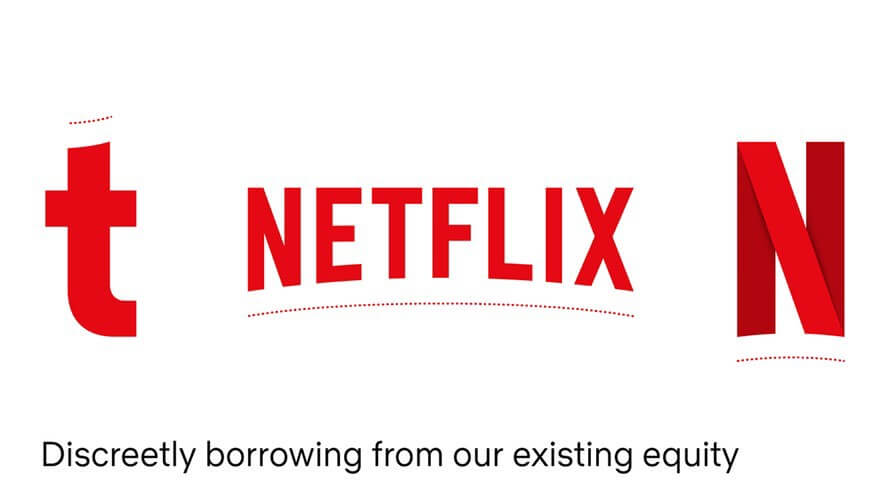 Netflix簡化Logo的同時，也推出專屬字體。
