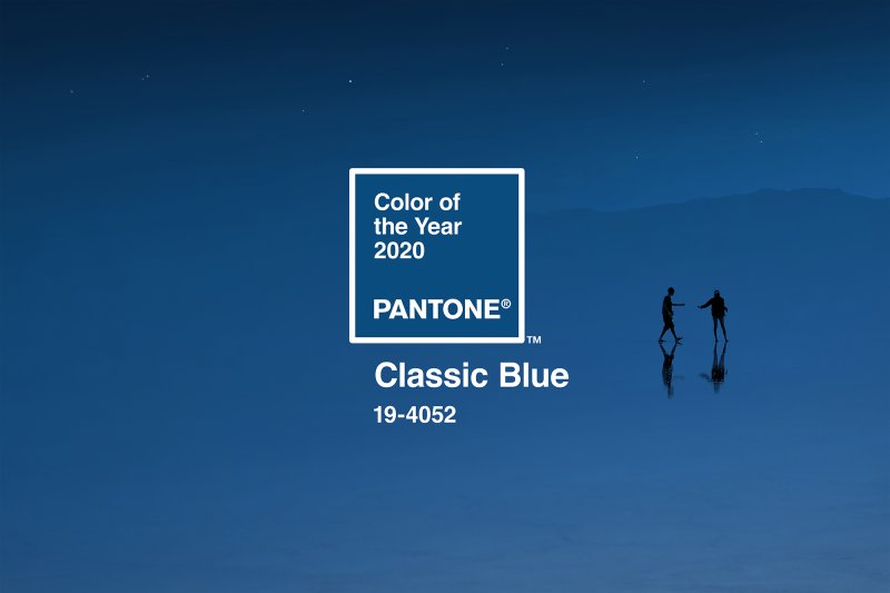 Pantone 2020年度代表色 - Classic Blue(經典藍)